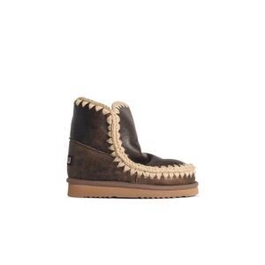 Mou 'Eskimo 18' Brown Leather Ankle Boots Women